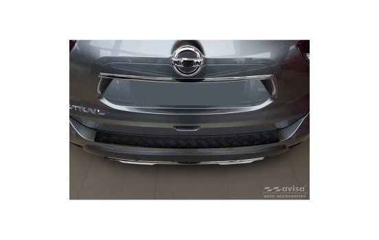 Matte Black Aluminum Bumper protector fits Nissan X-Trail III (T32) Facelift 2017-2021 'R, Image 3