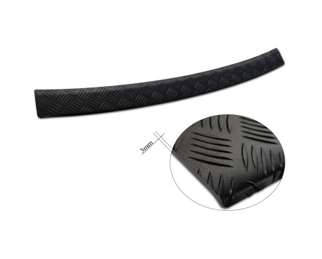 Matte Black Aluminum Bumper protector fits Nissan X-Trail III (T32) Facelift 2017-2021 'R, Image 6