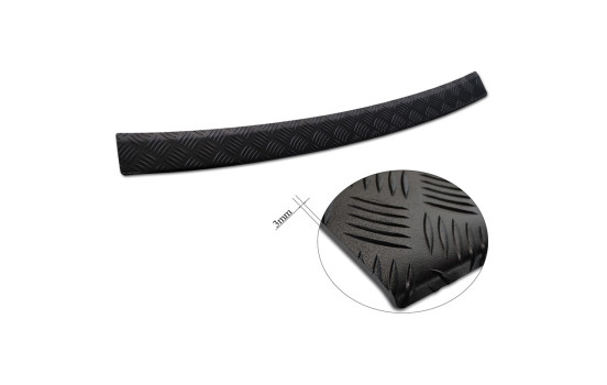 Matte Black Aluminum Bumper protector fits Nissan X-Trail III (T32) Facelift 2017-2021 'R, Image 6
