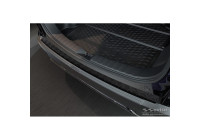 Matte Black Aluminum Bumper Protector Fits Toyota Corolla Cross 2022- 'Riffled Plate'