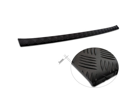 Matte Black Aluminum Bumper Protector fits Toyota RAV4 (5th Gen.) 2018- & Suzuki Across 2, Image 6