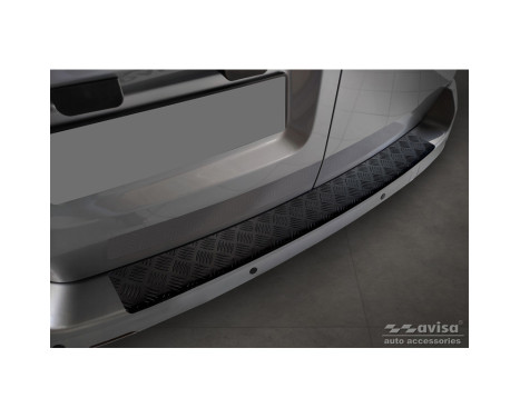 Matte black aluminum bumper protector suitable for Citroën Space Tourer & Jumpy 2016- / Peugeot