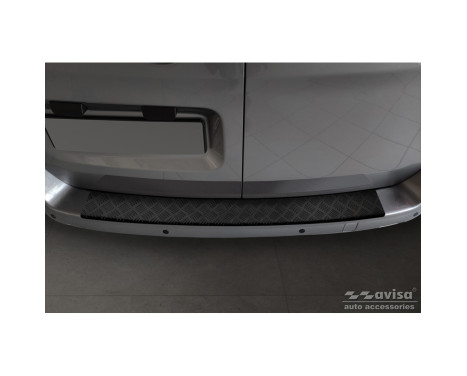 Matte black aluminum bumper protector suitable for Citroën Space Tourer & Jumpy 2016- / Peugeot, Image 2