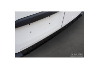Matte black aluminum bumper protector suitable for Mercedes Sprinter III 2018- 'Riffled plate'