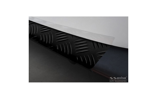 Matte black aluminum bumper protector suitable for Mercedes Sprinter III 2018- 'Riffled plate', Image 5