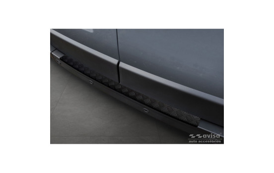 Matte Black Aluminum Bumper protector suitable for Opel Movano / Renault Master II 2010-2018 & 20