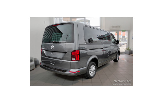 Matte Black Aluminum Bumper protector suitable for Volkswagen Transporter T6 2015- & FL 2019- (me, Image 4