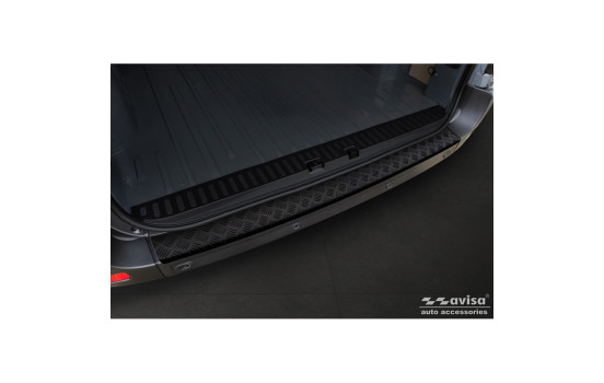 Matte Black Aluminum Rear Bumper Protector suitable for Opel Movano / Renault Master II / Nissan NV400