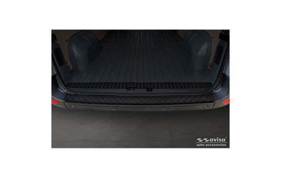 Matte Black Aluminum Rear Bumper Protector suitable for Opel Movano / Renault Master II / Nissan NV400, Image 2