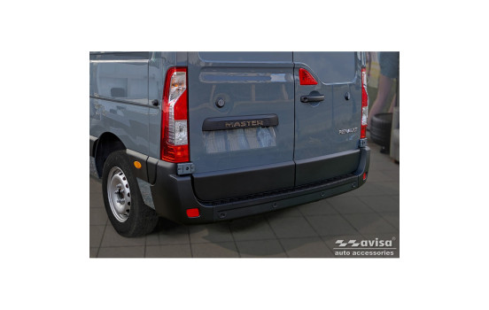 Matte Black Aluminum Rear Bumper Protector suitable for Opel Movano / Renault Master II / Nissan NV400, Image 5