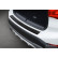 Matte black stainless steel bumper protector suitable for BMW X1 (F48) 2015-2022 'Ribs'