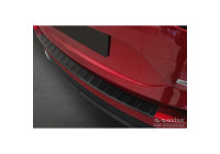 Matte black stainless steel bumper protector suitable for Mazda CX5 II 2017- 'Ribs'