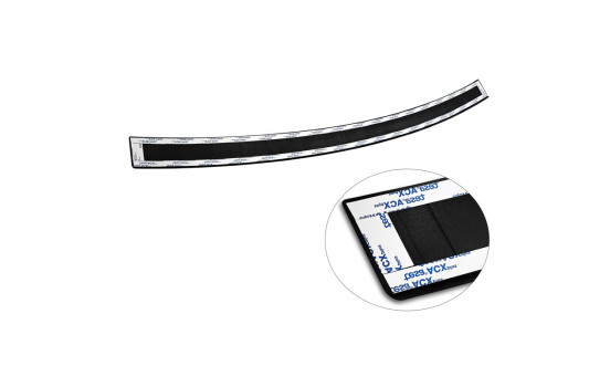 Matte black stainless steel bumper protector suitable for Mazda CX5 II 2017- 'Ribs', Image 7