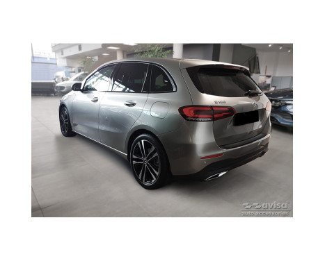 Matte black stainless steel bumper protector suitable for Mercedes B-Class III W247 / AMG 2018-, Image 5