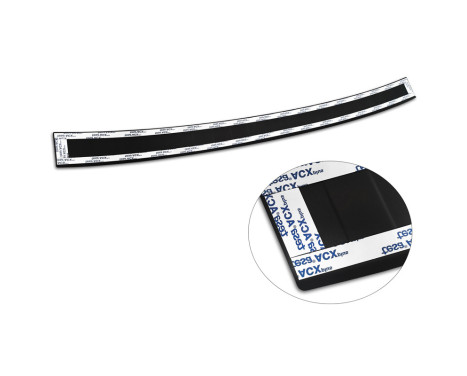 Matte black stainless steel bumper protector suitable for Mercedes GLC 5-door 2015-2019 & FL 2019- 'Ribs', Image 7