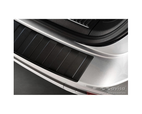 Matte black stainless steel bumper protector suitable for Skoda Superb III Combi 2015-2019 & Facelift 2019- in, Image 5