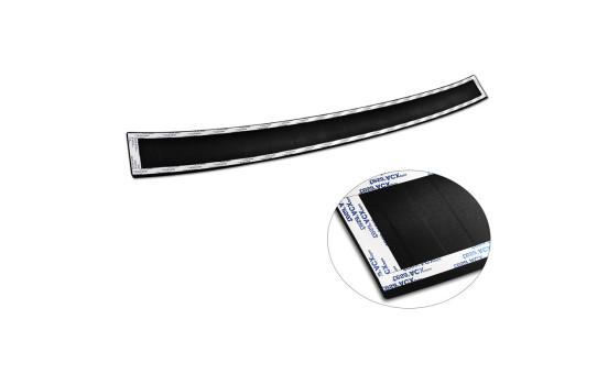 Matte black stainless steel bumper protector suitable for Subaru Outback (BT) 2020- 'Ribs', Image 7