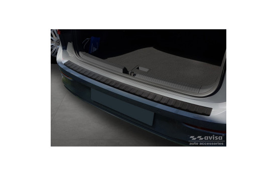 Matte black stainless steel bumper protector suitable for Volkswagen Golf VIII HB 5-door 2020-, Image 4
