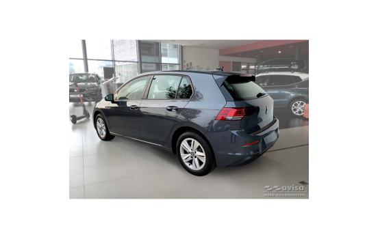 Matte black stainless steel bumper protector suitable for Volkswagen Golf VIII HB 5-door 2020-, Image 5