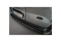 Matte Black Stainless Steel Rear Bumper Protector Fits Ford Transit Courier II / Tourneo Courier II 2023-
