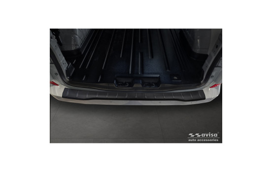 Matte Black Stainless Steel Rear Bumper Protector Ford Transit Custom & Tourneo Custom (V710) 2023-, Image 4