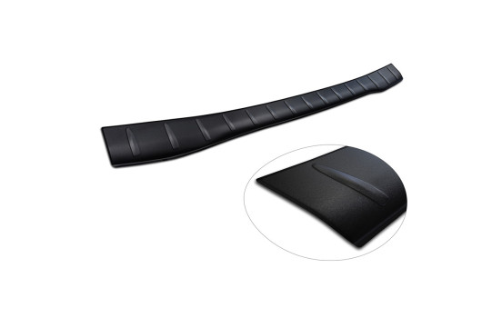 Matte Black Stainless Steel Rear Bumper Protector Ford Transit Custom & Tourneo Custom (V710) 2023-, Image 6
