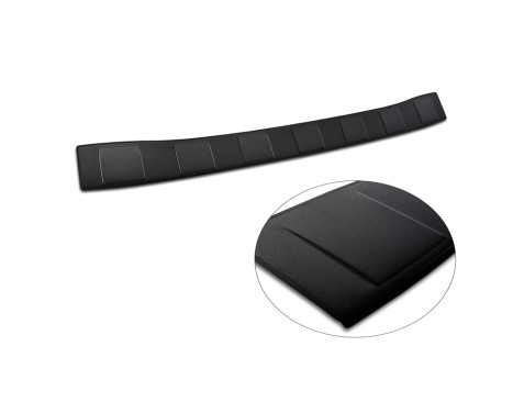 Matte black stainless steel rear bumper protector suitable for BMW 3 Series Touring (G21) Facelift 2022 - with M-Package, Image 6