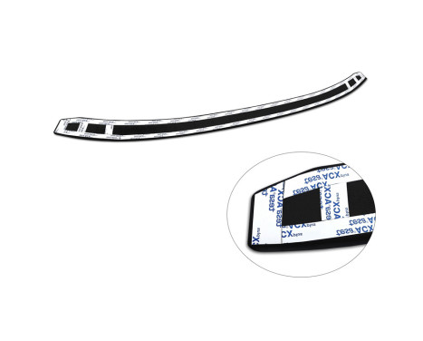 Matte black stainless steel Rear bumper protector suitable for BMW i3 (i01) Facelift 2017-2022 'Ribs', Image 7