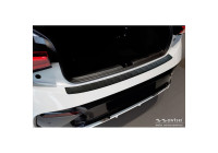Matte black stainless steel rear bumper protector suitable for Cupra Born 2021- 'Ribs'