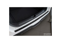 Matte black stainless steel Rear bumper protector suitable for MG 4 (EV) 2022- 'Ribs'