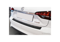 Matte black stainless steel Rear bumper protector suitable for MG 5 SW (EV) 2022- 'Ribs'