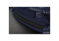 Matte black stainless steel rear bumper protector suitable for Skoda Octavia III Combi (5E5) Facelift 2017-2020