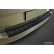 Matte black stainless steel rear bumper protector suitable for Skoda Superb IV Combi 2023- 'Ribs'