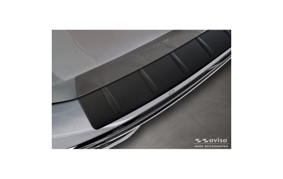 Matte black stainless steel Rear bumper protector suitable for Volkswagen Passat Variant (CJ5) 2023- 'Ribs', Image 3