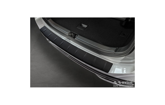 Matte black stainless steel Rear bumper protector suitable for Volkswagen Passat Variant (CJ5) 2023- 'Ribs', Image 4