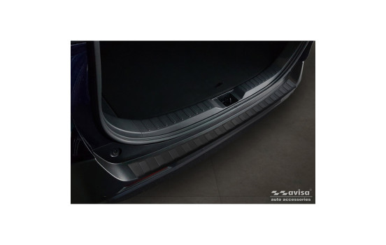 Matte Black Stainless Steel Rear Bumper Protector Toyota RAV4 (5th Gen.) 2018- & Suzuki Across 2020-, Image 4