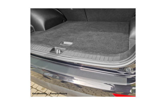 MAX6 Custom-made rear bumper protector film suitable for Kia Cee'd III Sportswagon 2018- - Carbon look, Image 2