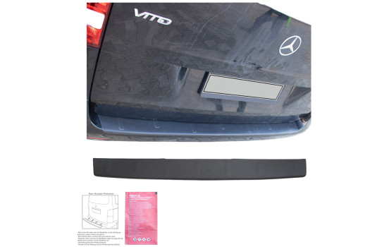 Oneway Rear bumper protection molding suitable for Mercedes Vito W447 2014- - Matte black, Image 2