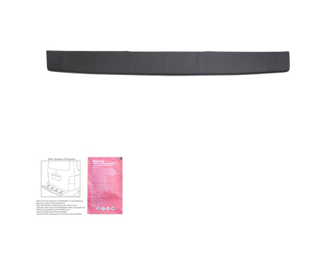 Oneway Rear bumper protection molding suitable for Mercedes Vito W447 2014- - Matte black, Image 3
