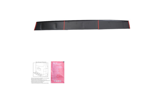 Oneway Rear bumper protection molding suitable for Mercedes Vito W447 2014- - Matte black, Image 5