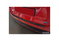 Real 3D Carbon Rear Bumper Protector fits Fiat 600 Hybrid & 600e 2023- 'Ribs'