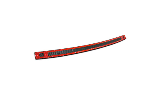 Real 3D Carbon Rear Bumper Protector fits Fiat 600 Hybrid & 600e 2023- 'Ribs', Image 6