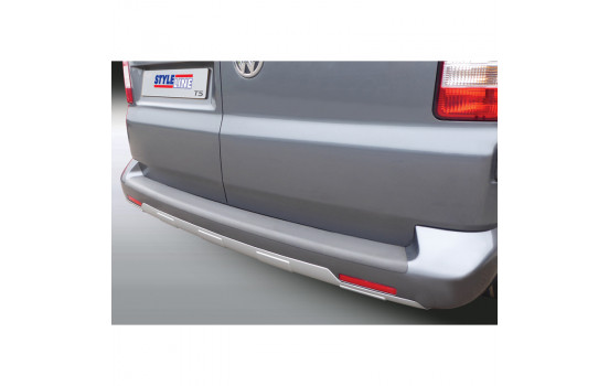 RGM Rear bumper skirt 'Skid-Plate' suitable for Volkswagen Transporter T5 Facelift 2010-2015 Silver