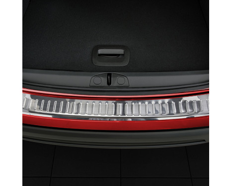 RVS rear bumper protector Fiat 500X 2015- 'Ribs', Image 2