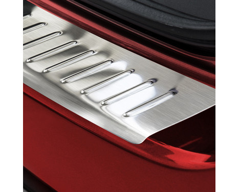 RVS rear bumper protector Fiat 500X 2015- 'Ribs', Image 3
