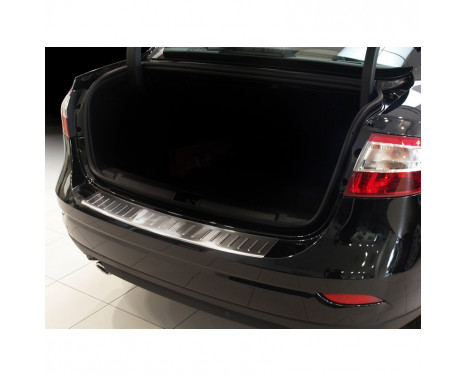 RVS Rear bumper protector Renault Fluence sedan 2013- / Clio IV Grand Tourer 2012- 'Ribs', Image 2