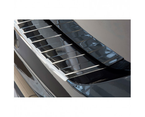 RVS rear bumper protector Volkswagen Touran III 2015- 'Ribs', Image 5