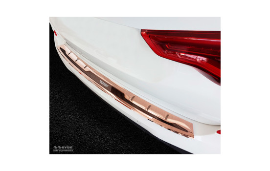 Stainless steel bumper protector fits 'Deluxe' BMW X3 G01 M-Package 2017- 'Performance' Copper 'Brus