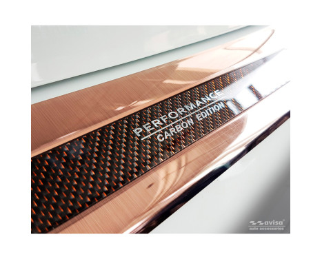 Stainless steel bumper protector fits 'Deluxe' BMW X3 G01 M-Package 2017- 'Performance' Copper 'Brus, Image 2