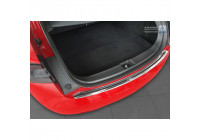 Stainless Steel Bumper Protector Fits 'Deluxe' Tesla Model S 2012- Chrome/Black Carbon